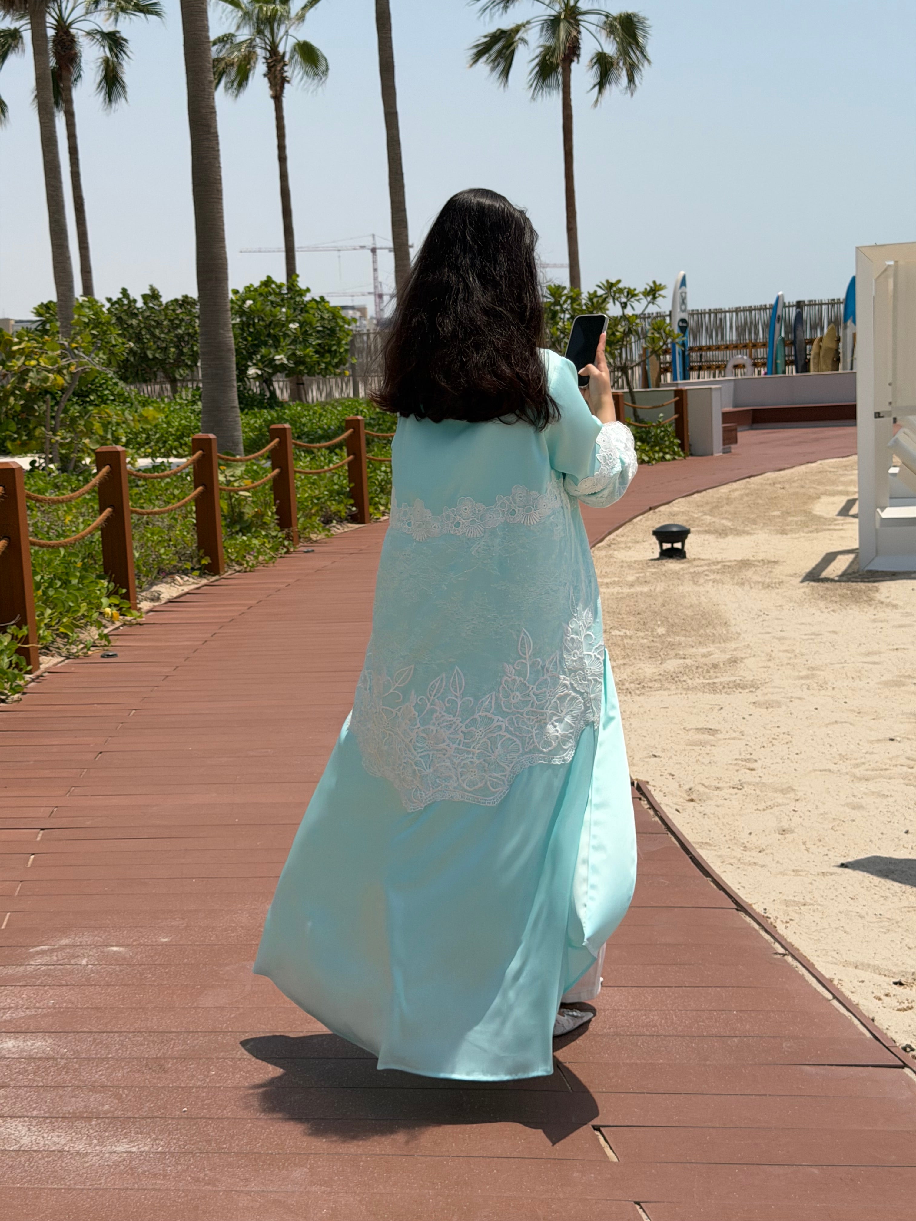 Amwaj ( Abaya with Sheila )