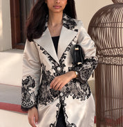Lace Blazer  ( Abaya with Sheila )