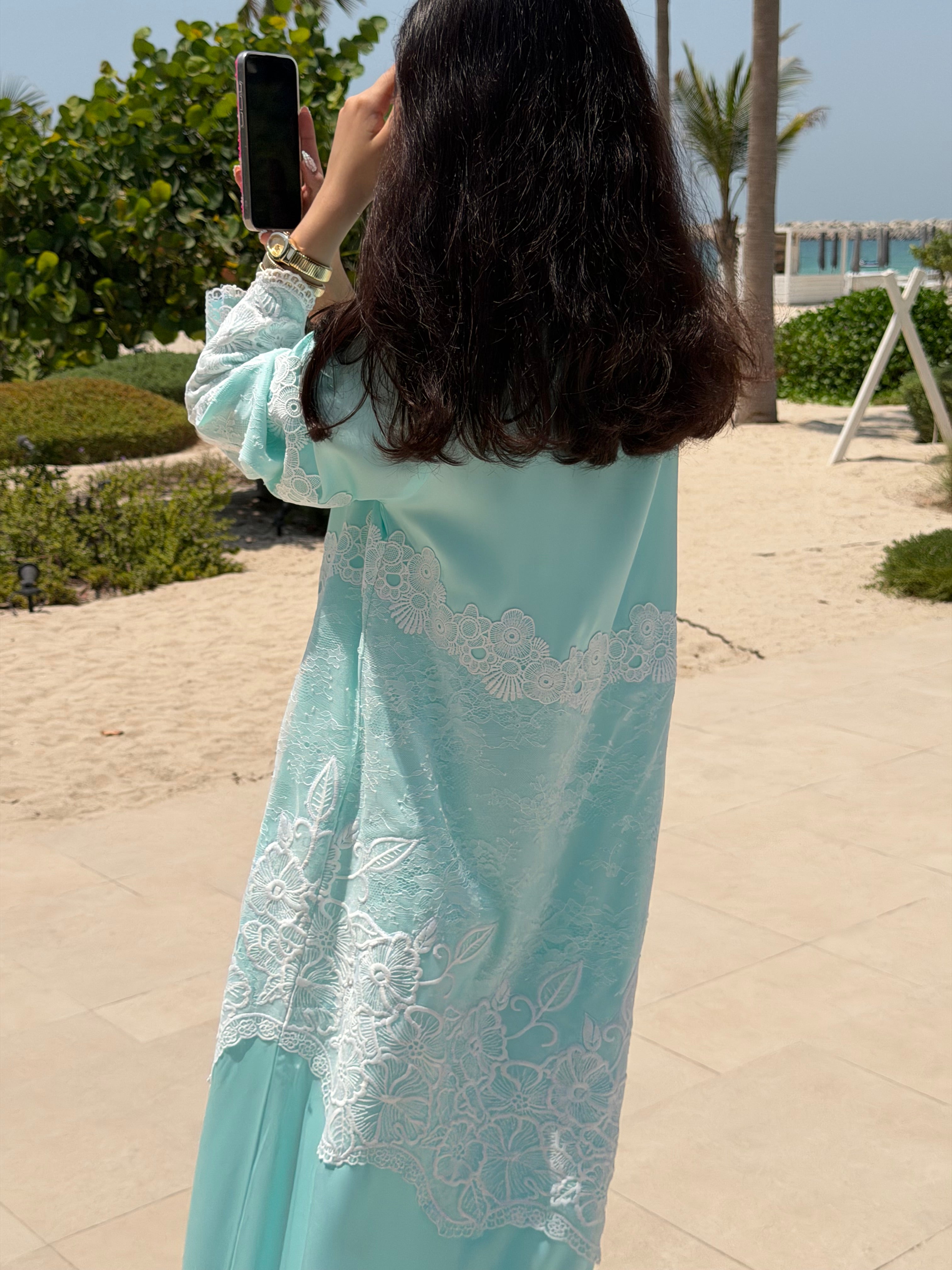 Amwaj ( Abaya with Sheila )