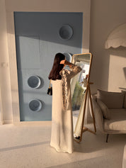 Polka Dot ( full set abaya with inner dress & Sheila )