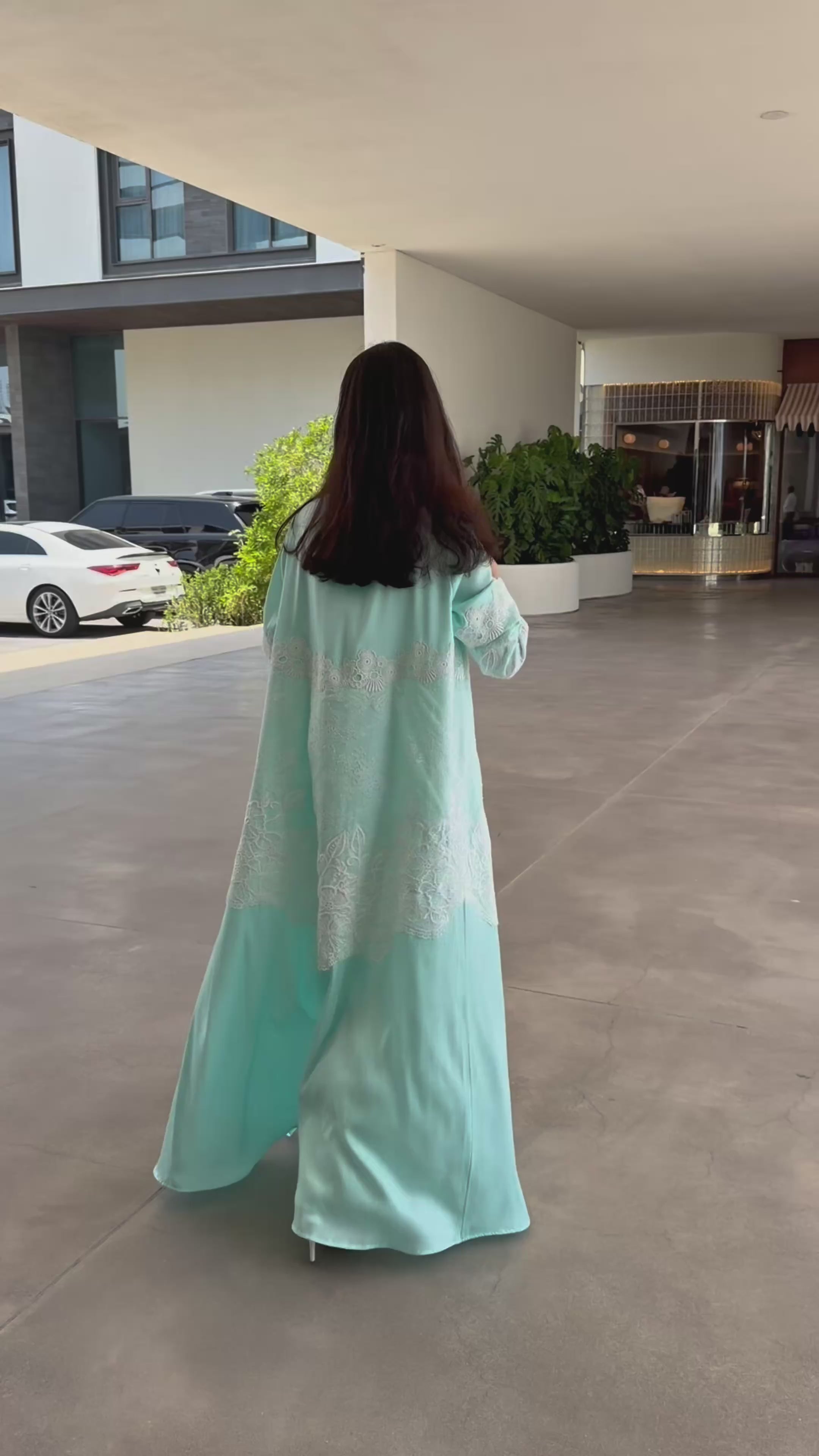 Amwaj ( Abaya with Sheila )